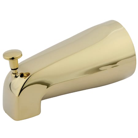 Kingston Brass 5-1/4" Zinc, Tub Spout W/ Diverter, Polished Brass K188A2